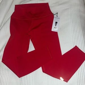 Red alo leggings